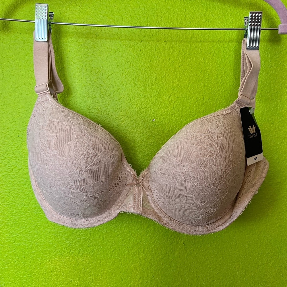 Lace Underwire Bra in Cream